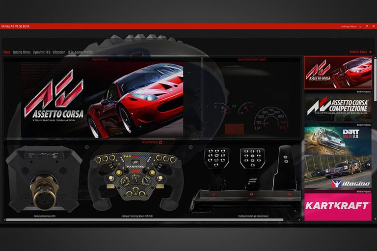 Fanatec : Téléchargez Fanalab pour gérer vos setup !