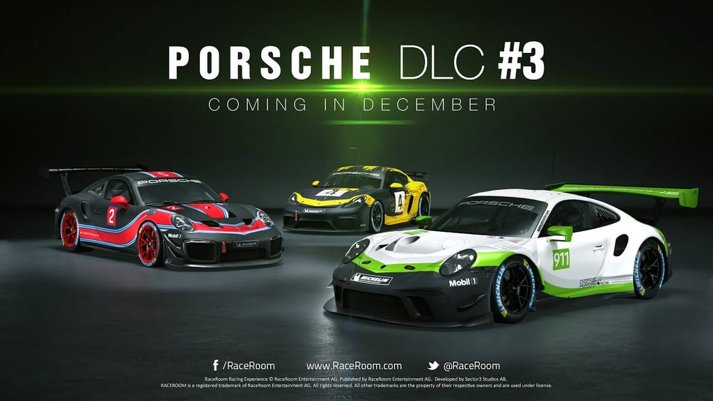 RaceRoom : Porsche DLC 3 + Mise à jour