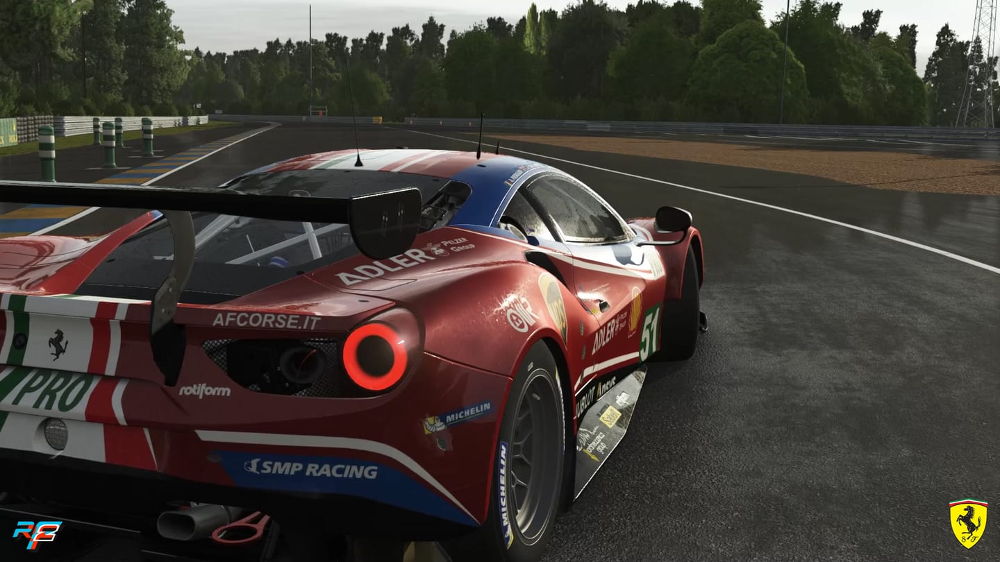 La Ferrari 488 GTE disponible dans rFactor2 !