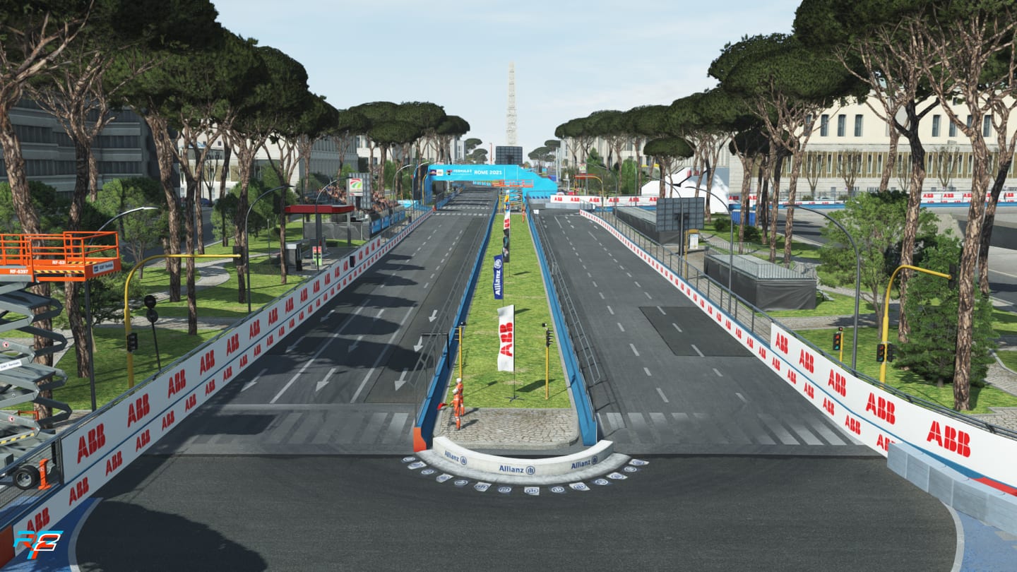 Le E-Prix de Rome sur rFactor2
