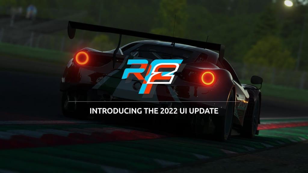 Refonte de l'interface utilisateur de rFactor2 !