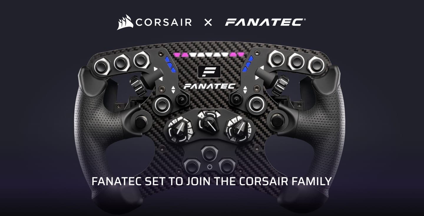 Confirmation de la reprise de FANATEC par CORSAIR