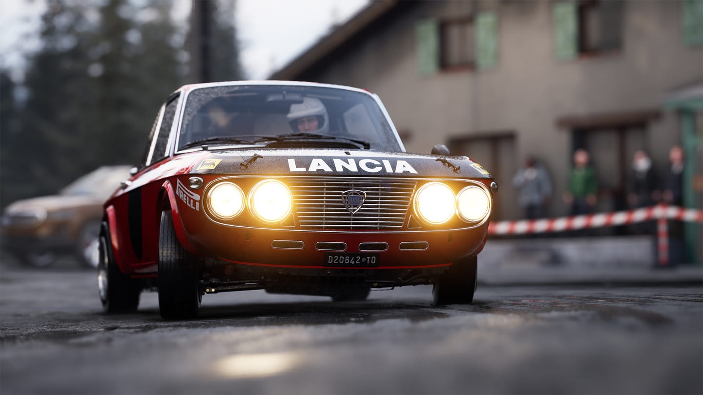 Assetto Corsa Rally : la Lancia Fulvia Coupé HF 1600 et la météo hivernale dynamique arrivent dans la v0.3