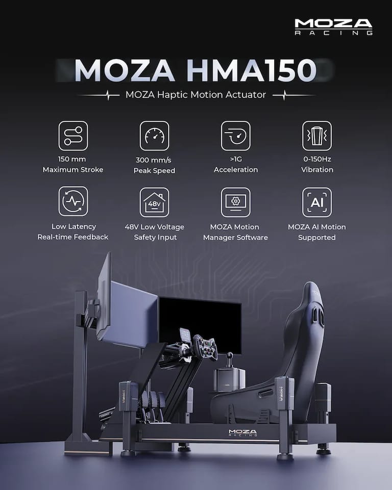 MOZA HMA150 Motion Actuator