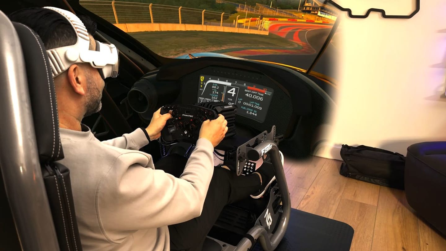iRacing sera jouable sur Apple Vision Pro grâce à NVIDIA CloudXR