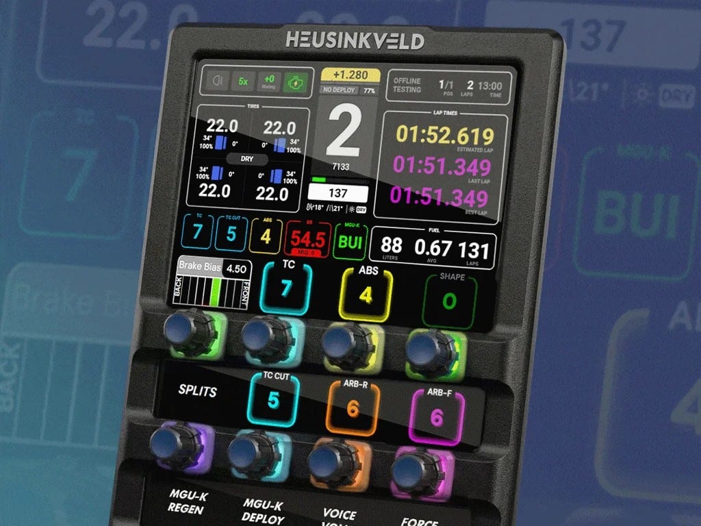Heusinkveld DisplayDash : la botonera à écran tactile prête pour la fin du printemps 2026