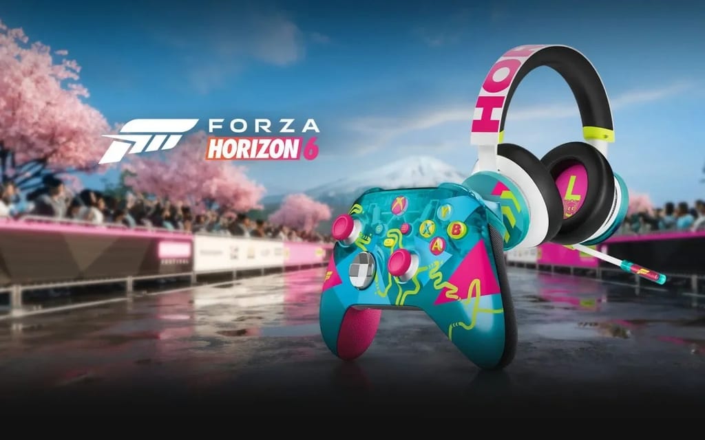 Manette Forza Horizon 6 édition limitée et casque Xbox officiels : design touge, sortie le 19 mai