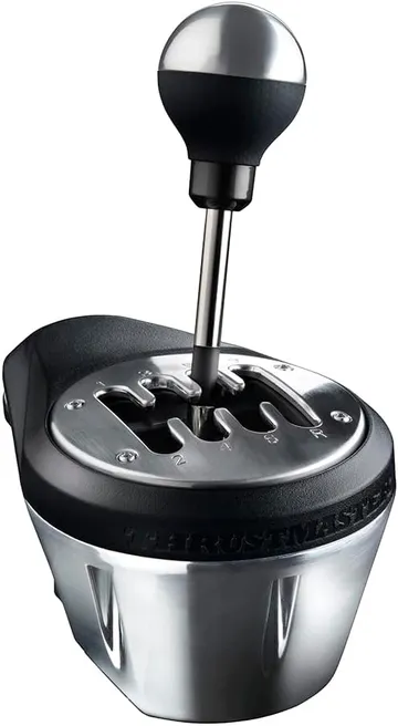 Thrustmaster TH8A Shifter Add-On – Levier de Vitesse Haut de Gamme pour PS5, PS4, Xbox Series X|S, Xbox One & PC – Design 100% Métal – Technologie Magnétique H.E.A.R.T – Grilles H et Séquentielle
