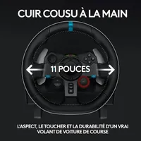 Logitech G G29 Driving Force volant de course et pédales, Prise éléctrique Anglaise - Noir