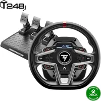 Thrustmaster T248 – Volant de Course avec Retour de Force Hybride pour Xbox Series X|S, Xbox One et PC – Écran de Bord Interactif – Inclus Pédalier Magnétique T3PM – Idéal Forza & F1