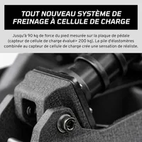 FANATEC Sim Racing CSL Elite Pedals V2 – Jeu de 3 Pédales Sim Racing (Embrayage, Frein, Accélérateur), Système de Frein à Cellule de Charge Double Étape, Capteurs à Effet Hall – PC, PS5, PS4