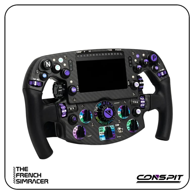 Conspit PW1 Formula wheel, vue de face
