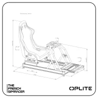 Oplite R8 Fury – Cockpit Sim Racing Noir