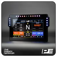 Pokornyi Engineering PDU7 Dash – Tableau de Bord SimHub 6,8" pour Sim Racing