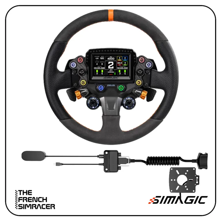 Simagic Zeus Sport Wired Bundle (ALPHA / Bases Tierces)