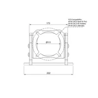 Simucube Wheelbase Mount V2
