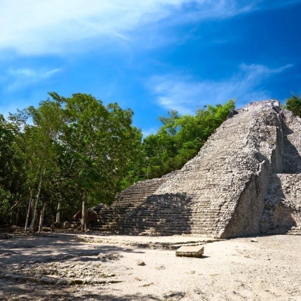 Nohoch Mul Pyramid - 1