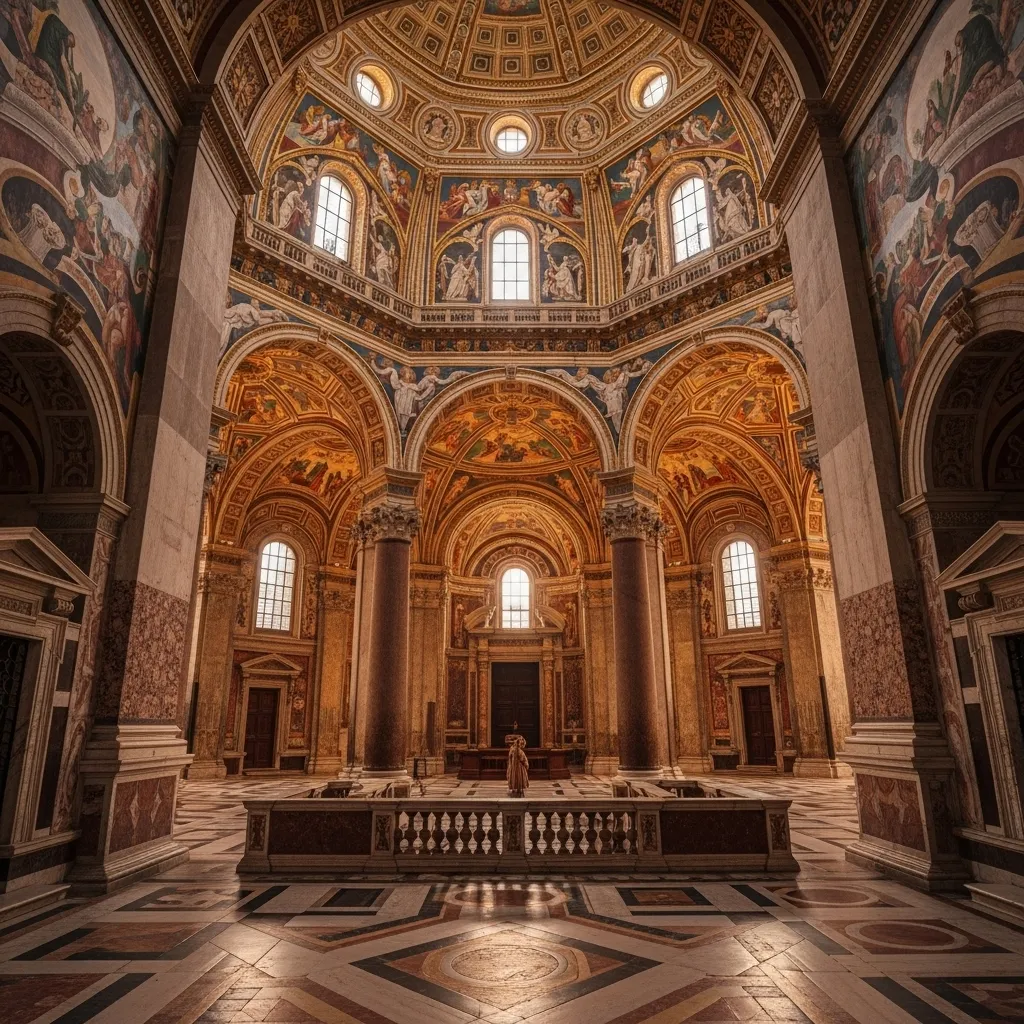 Inside the Baptistery, staff demonstrate its unusual acoustics every 30 minutes; the double dome creates a long, resonant reverberation you can hear from the gallery.