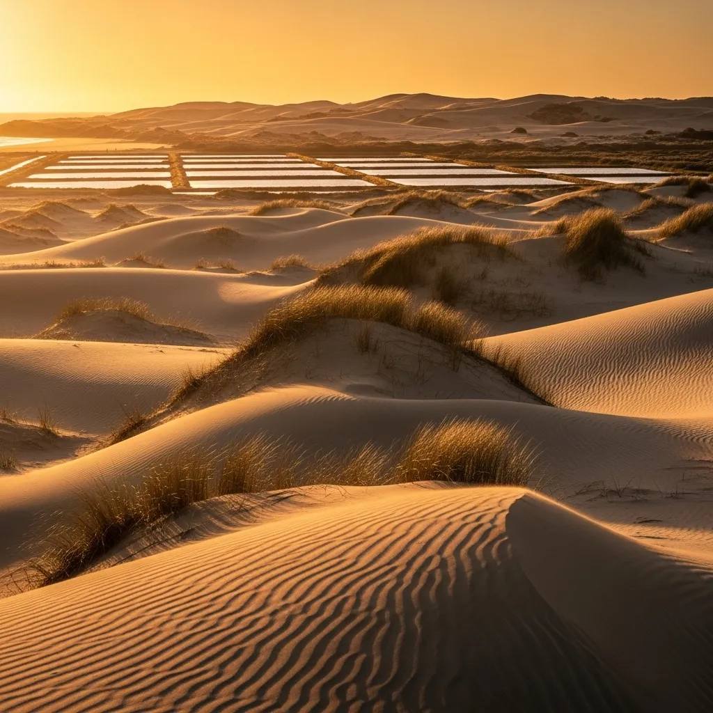 The Regional Natural Park of the Coastal Dunes stretches from Torre Canne to Torre San Leonardo, safeguarding about 1,100 hectares over 8 km of shoreline; behind the dunes, 13th‑century ponds still support traditional eel and mullet aquaculture.