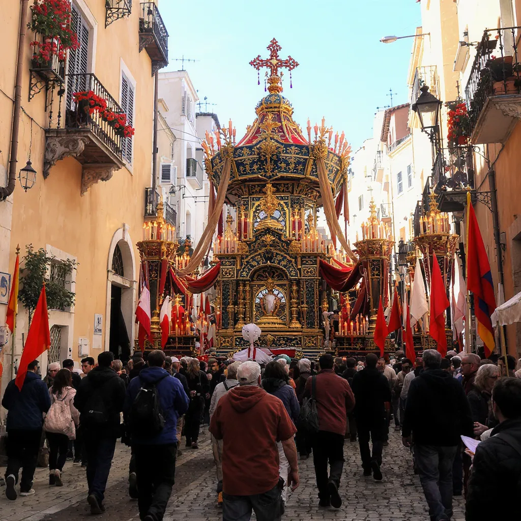 On 14 August each year, Sassari’s Faradda dei Candelieri winds through the historic centre; since 2013 it has been inscribed on UNESCO’s Representative List as part of Italy’s “big shoulder‑borne processional structures.”