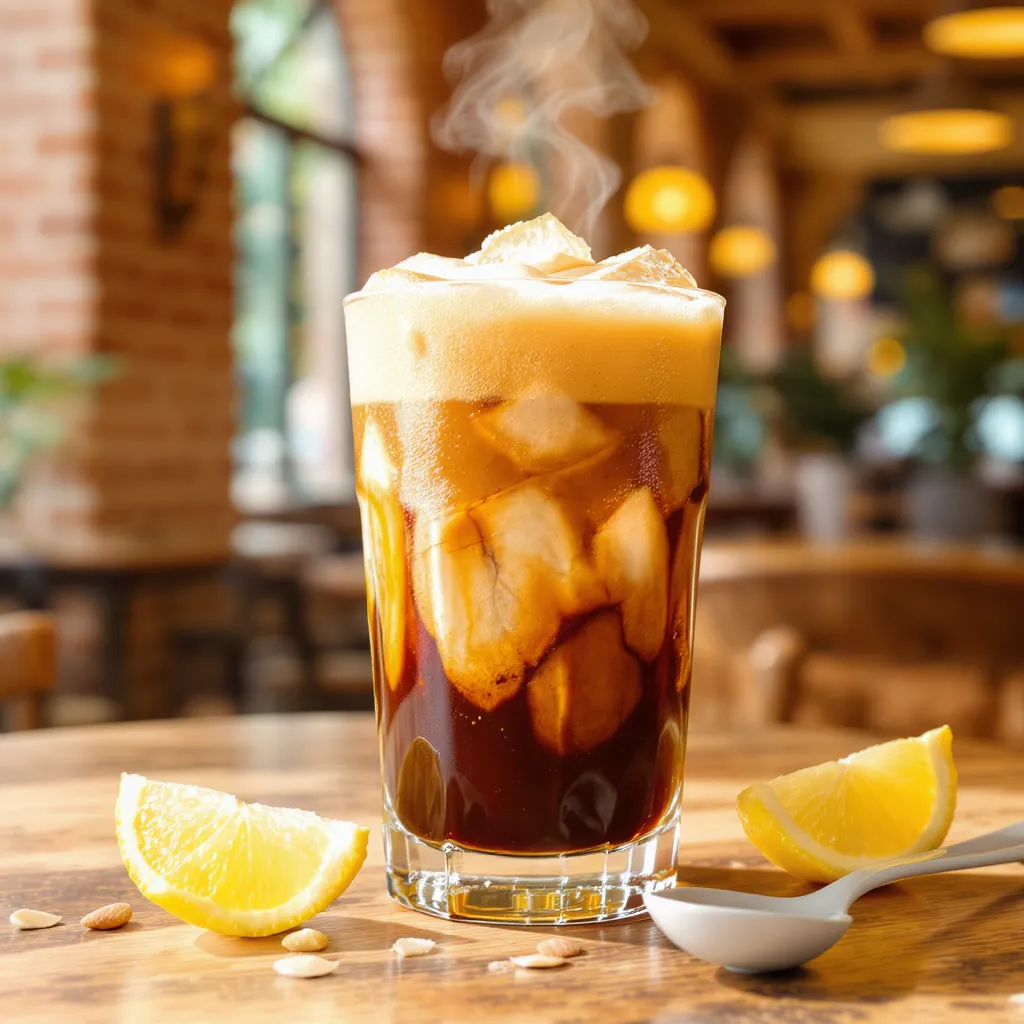 Order a caffè leccese the local way—hot espresso over ice with almond milk (latte di mandorla)—a summertime staple across Salento.