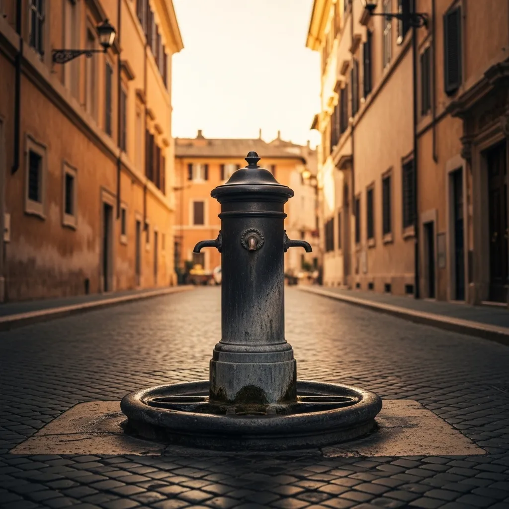 Rome’s cast‑iron drinking fountains—nasoni—now number about 2,800 across the city, providing free, potable water.