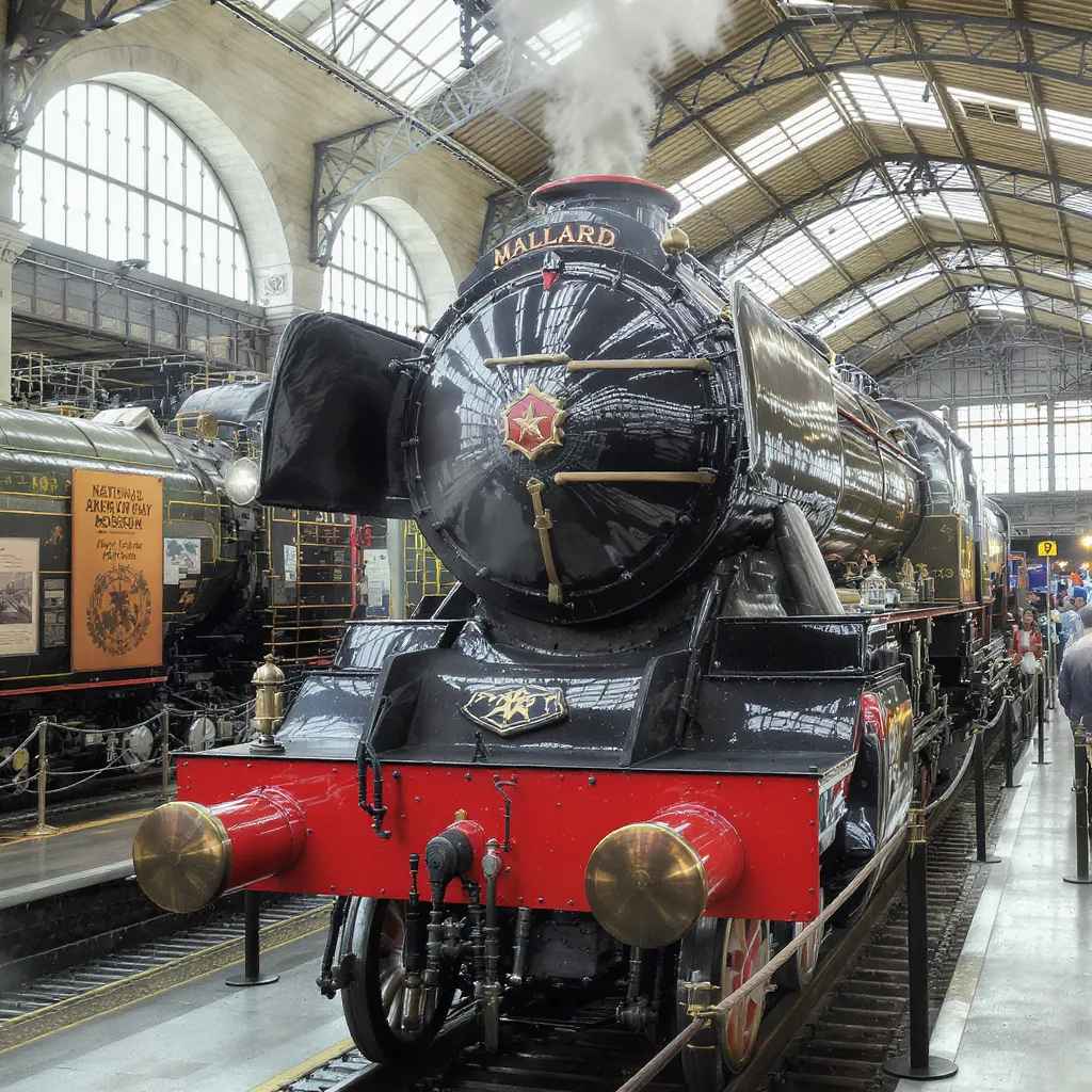 When the weather turns, head to the National Railway Museum: admission is free, and you can stand face‑to‑face with Mallard—the world’s fastest steam locomotive.