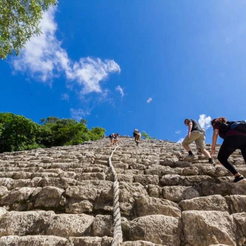Nohoch Mul Pyramid - 6
