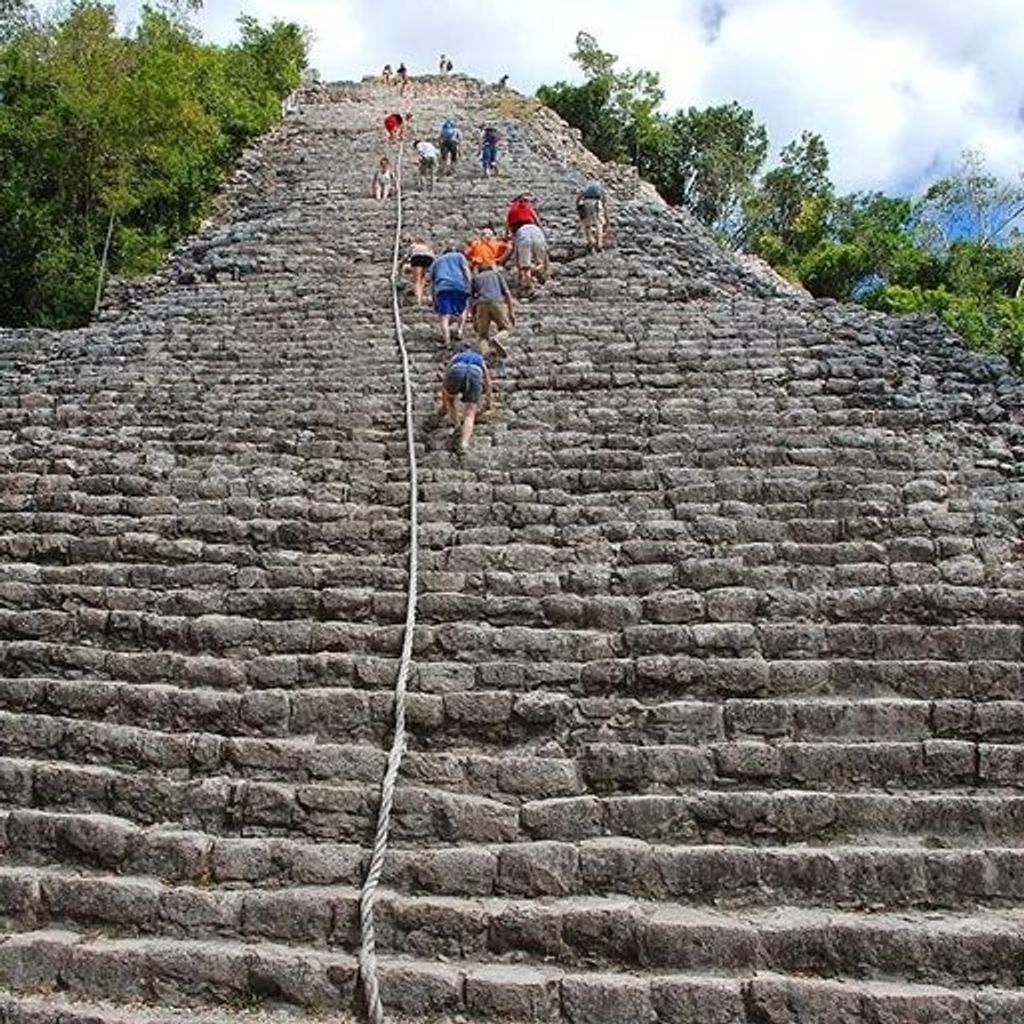 Nohoch Mul Pyramid - 3