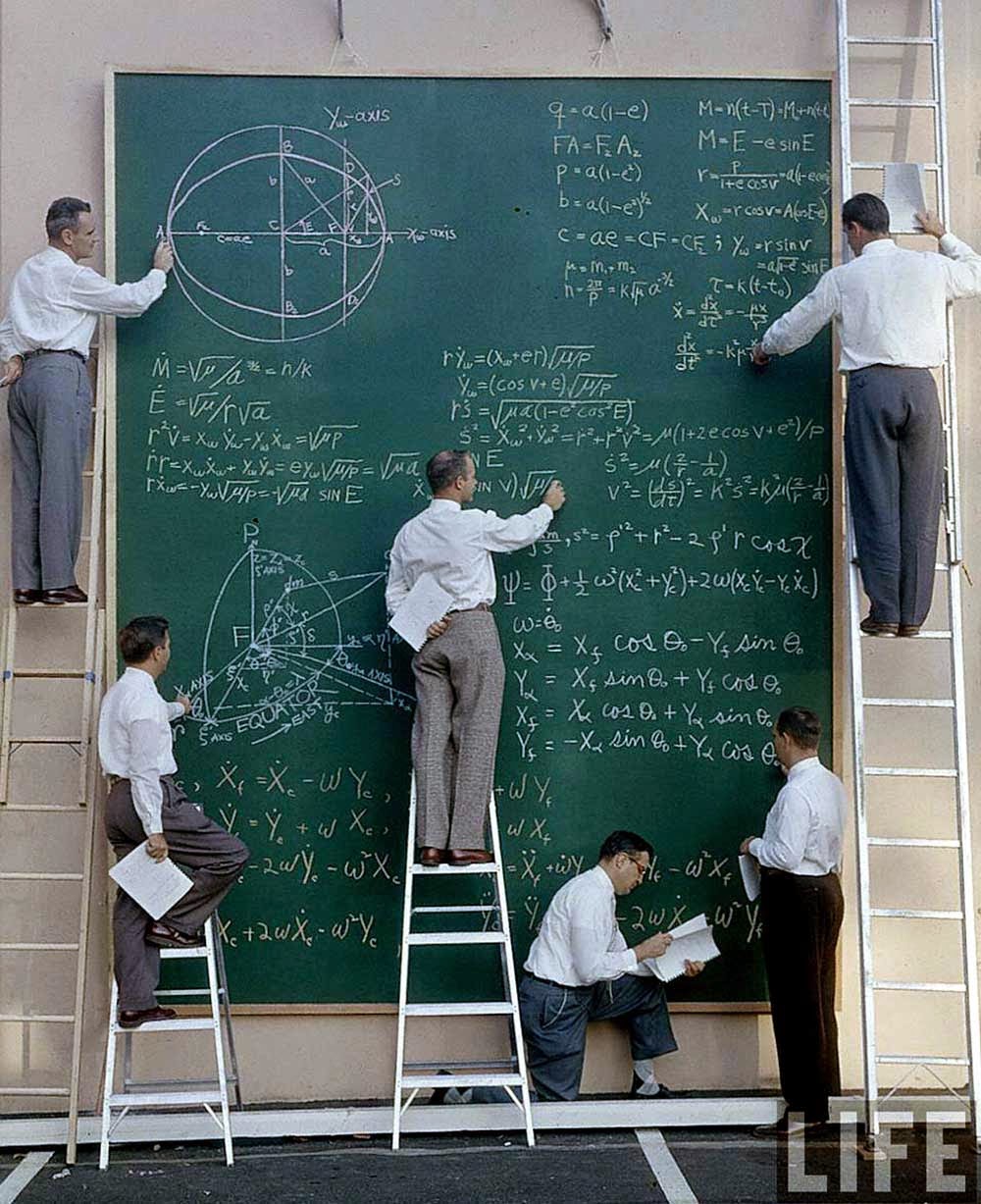 Des mathématiciens qui font des calculs