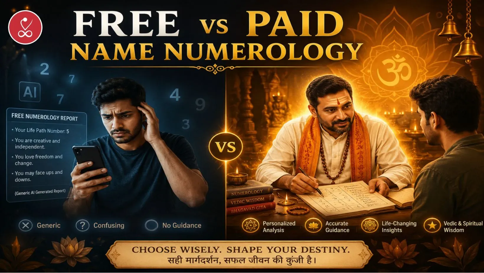 Free vs Paid Name Numerology