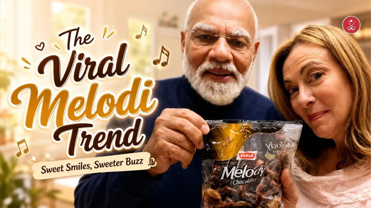 Modi–Meloni Viral Trend