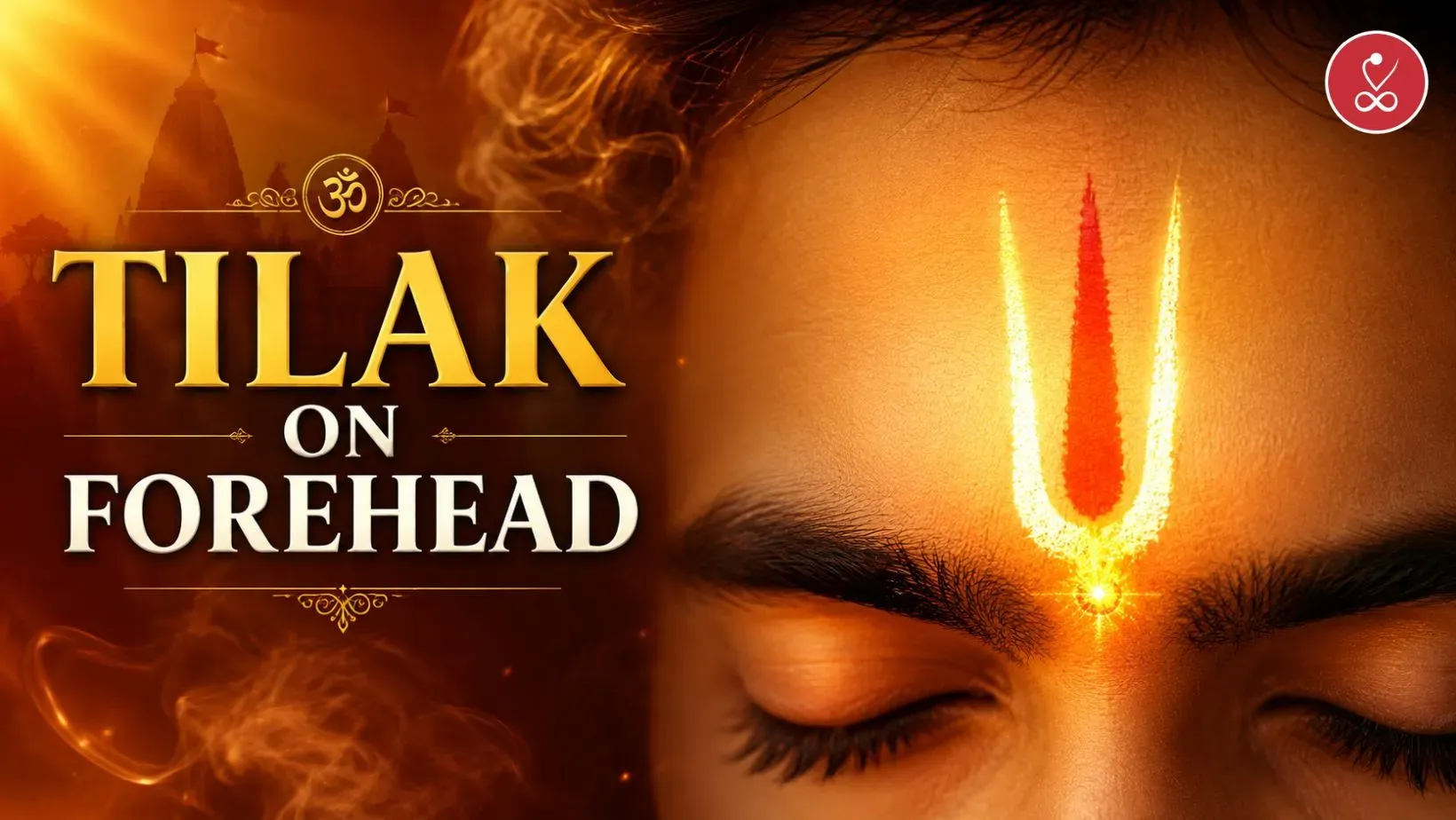 Tilak on Forehead