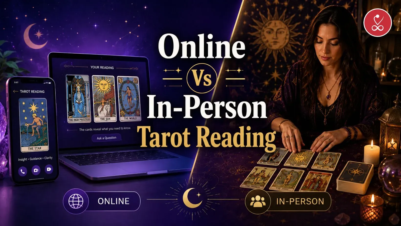 Online vs In-Person Tarot Reading