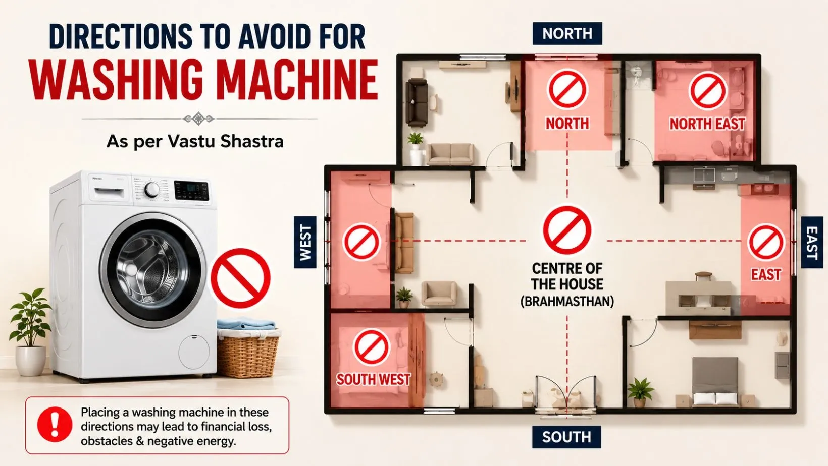 Directions to Avoid for Washing Machine