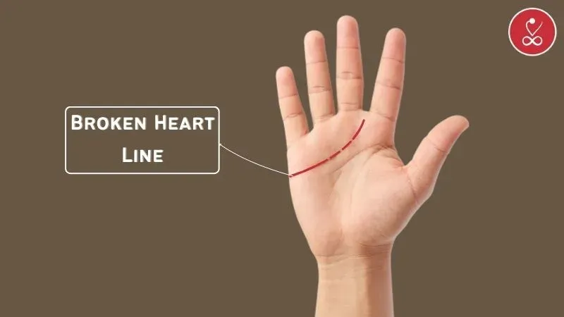 Broken Heart line palmistry