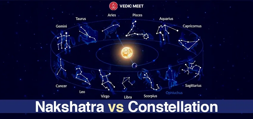 Nakshatra vs Constellation