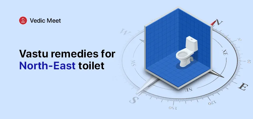 vastu remedies for north east toilet