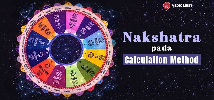 nakshatra pada calculation method