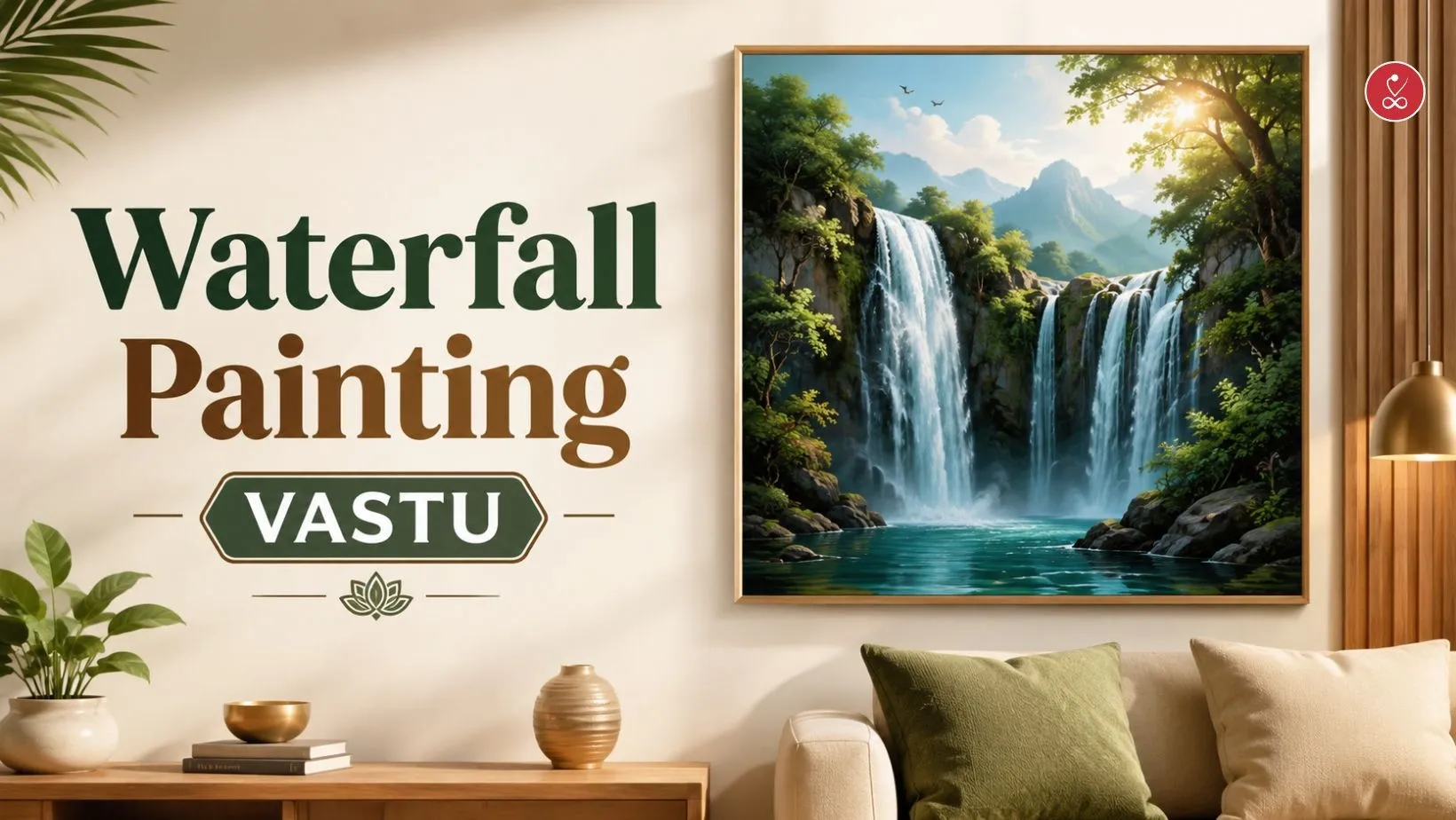waterfall painting vastu