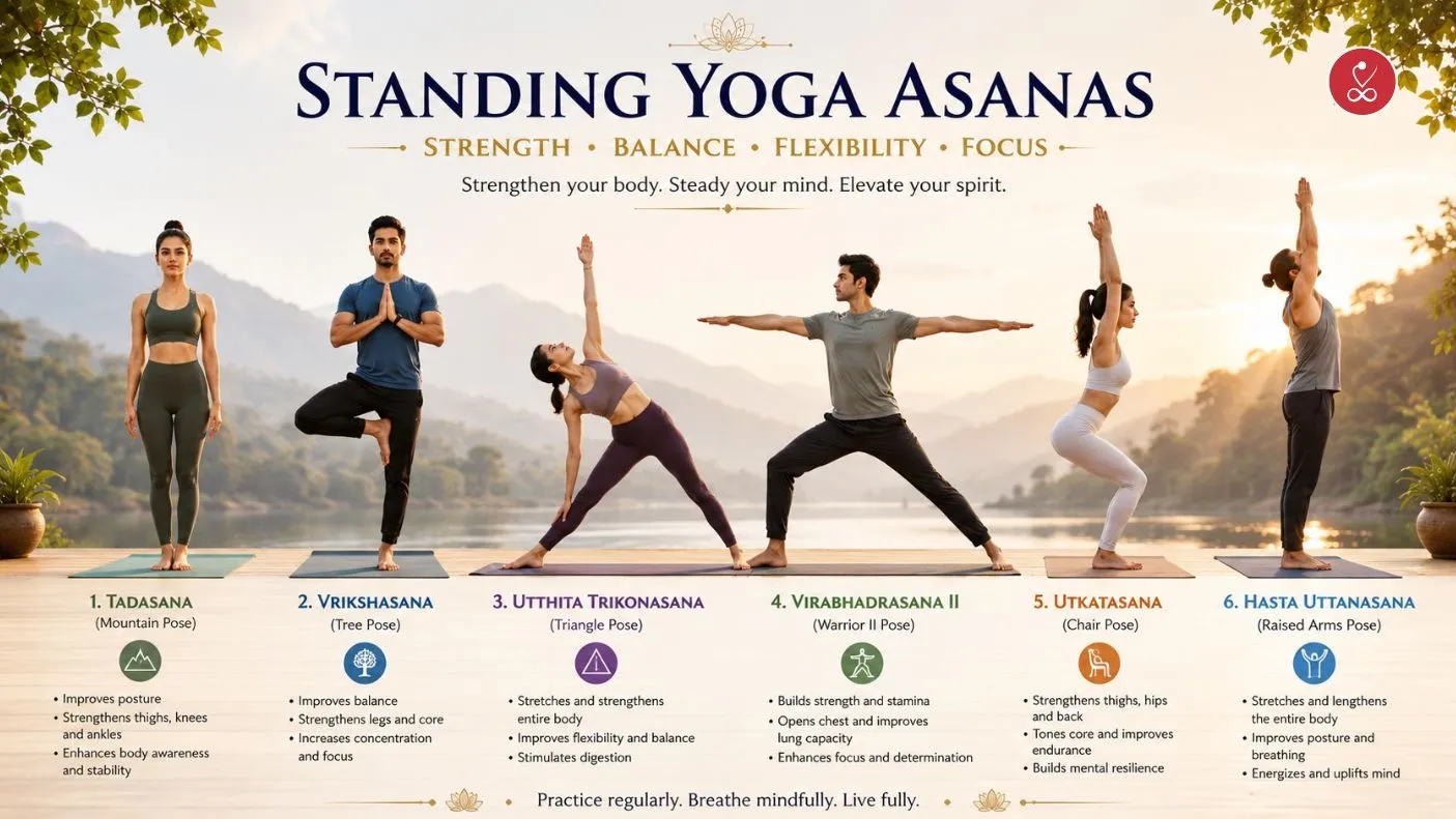 Standing Yoga Asanas
