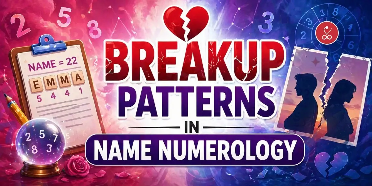 Breakup Patterns in Name Numerology