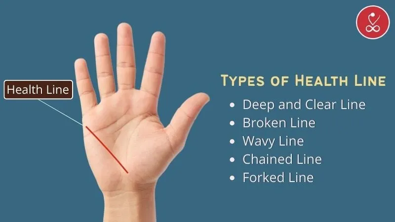 Different types of health line in palmistry – meanings and variations