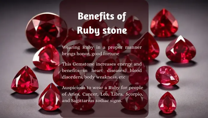 benefits of wearing ruby astrology stone