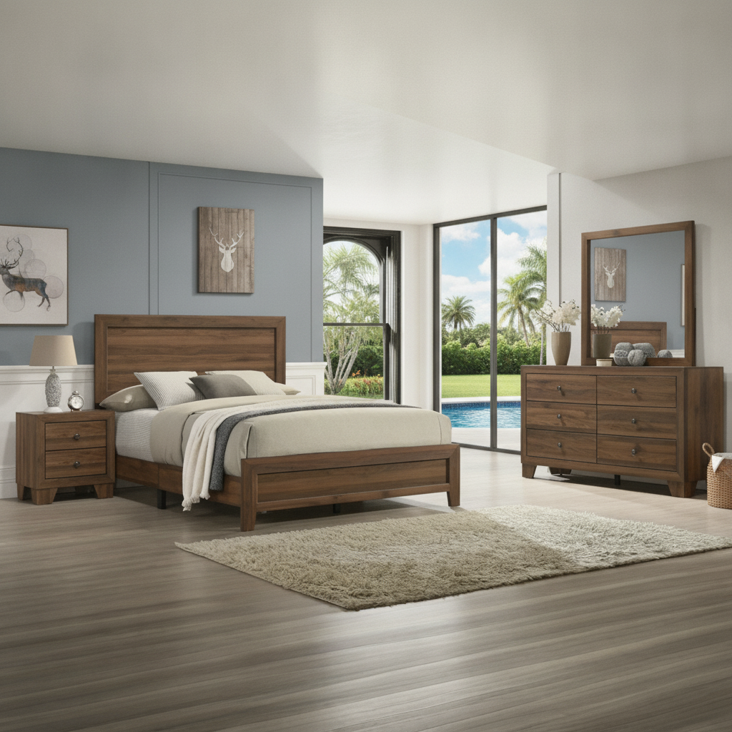 Millie Bedroom Set Orlando: Coastal Comfort & Modern Rustic Style for Florida Homes