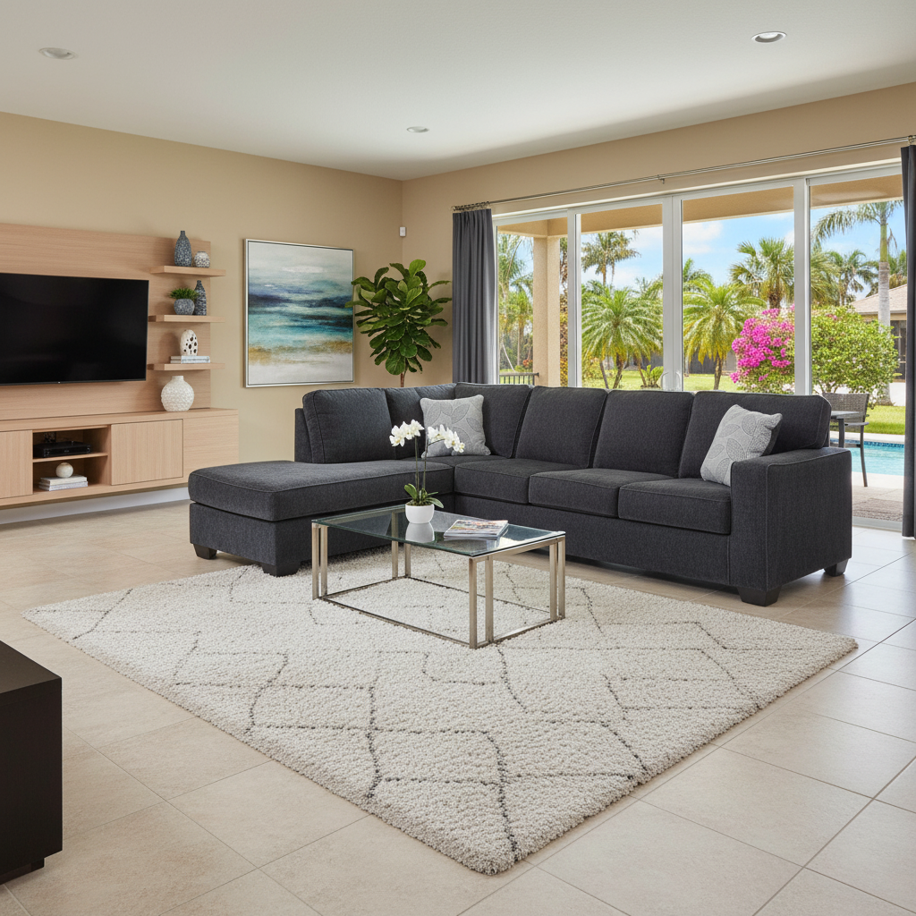 Transform Your Orlando Home with the Altari Sectional: Coastal Comfort & Modern Style at Ocean Furniture
