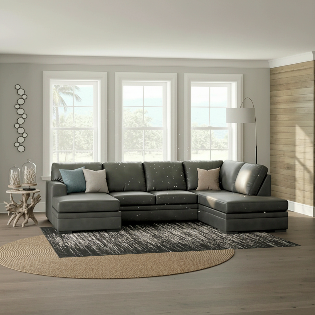 Ocean Furniture Fort Myers: The Lofton-Pike Double Chaise Sectional for Florida Living
