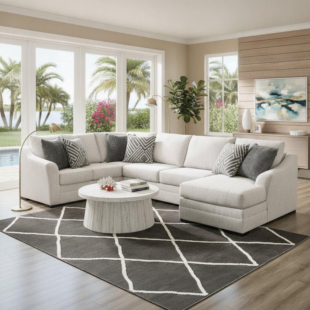 Koralynn 3-Piece Sectional Fort Myers: The Ultimate Performance Fabric Sofa for Florida Living