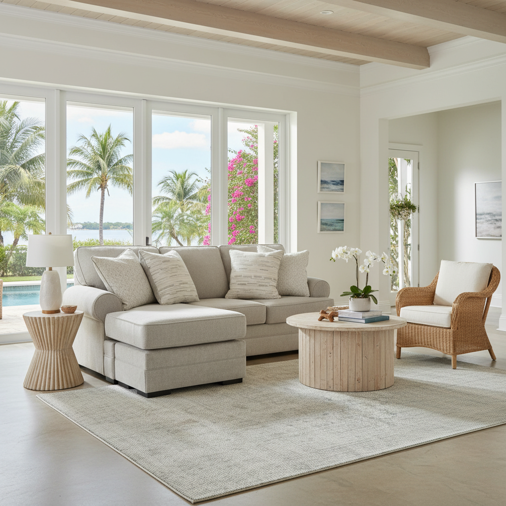 Eastonbridge Reversible Sofa Chaise: The Perfect Sectional for Fort Myers Florida Living | Ocean Furniture