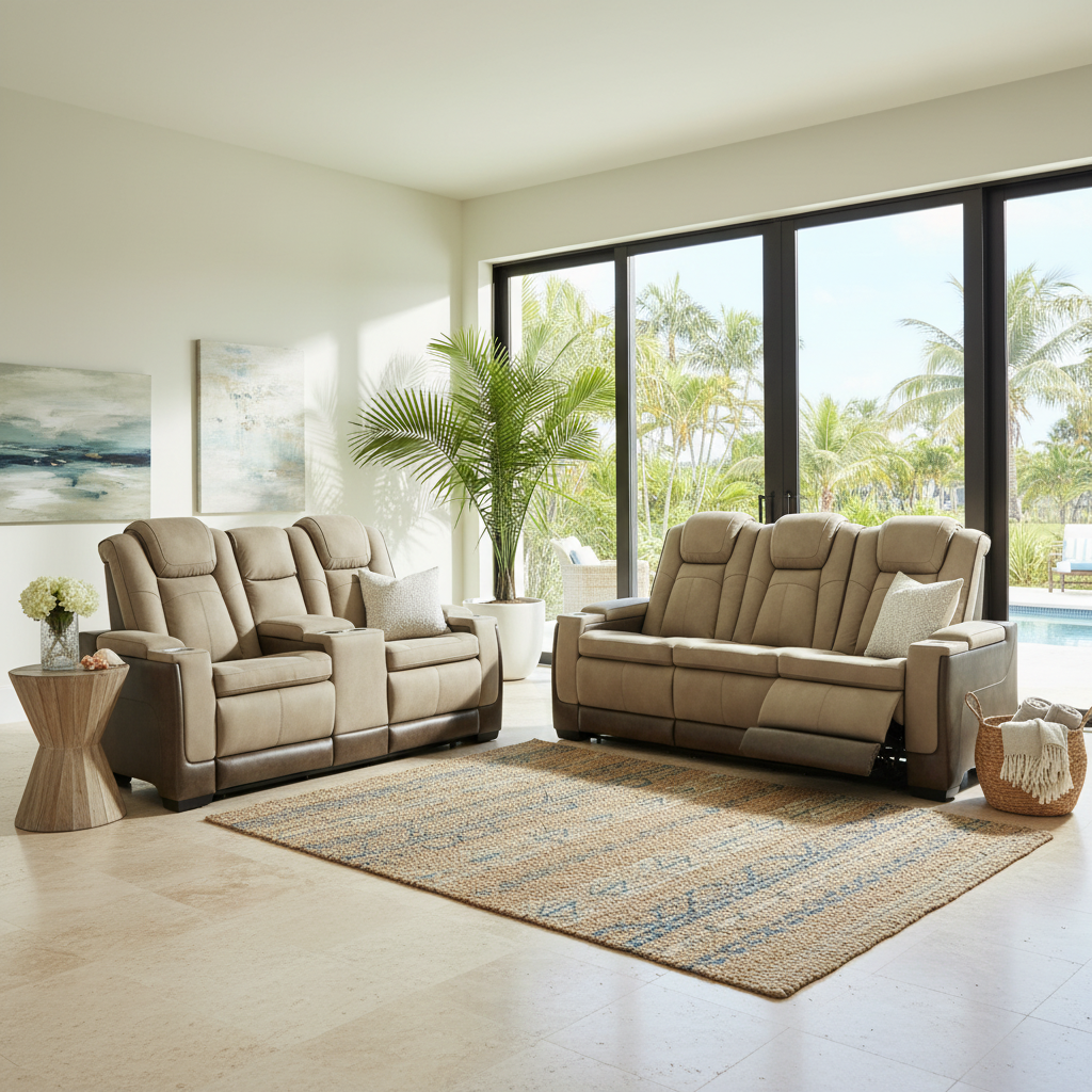 Seccional Reclinable Next-Gen DuraPella: Confort y Durabilidad en Fort Myers, Florida